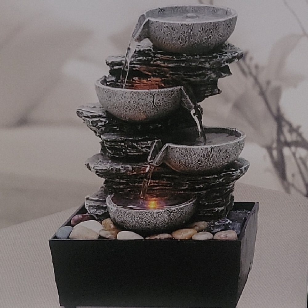 Cascading Stone Water Fountain